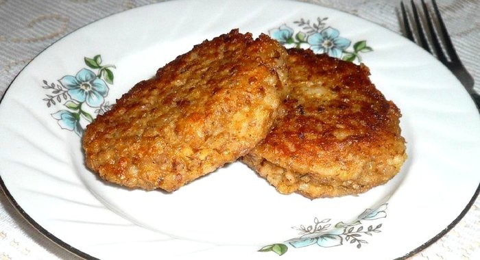 Котлеты из крупы