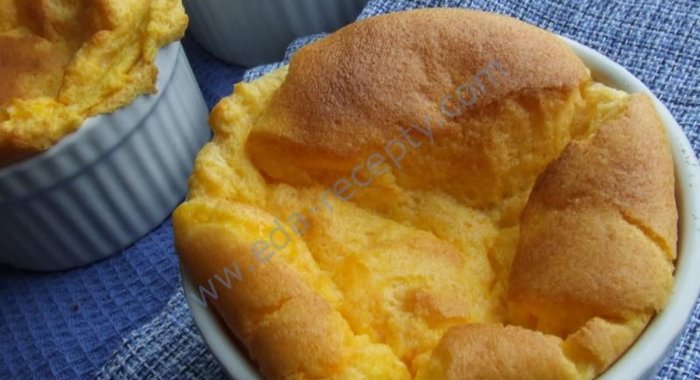 Суфле с тыквенным пюре
