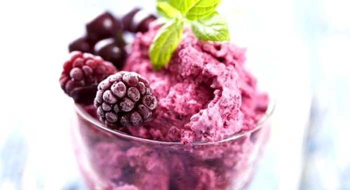 Ягодное йогуртовое мороженое