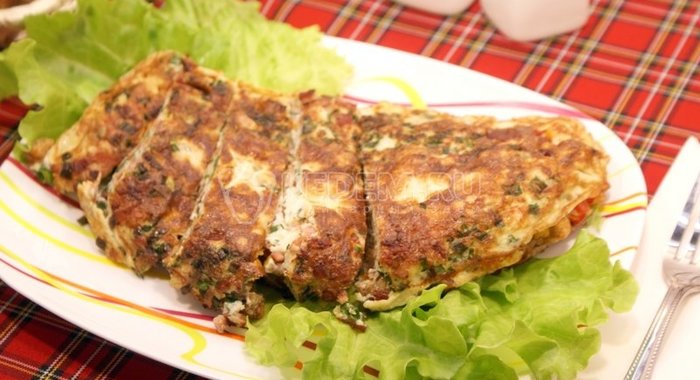 Омлет на сковороде