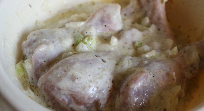 Кефирный маринад для курицы