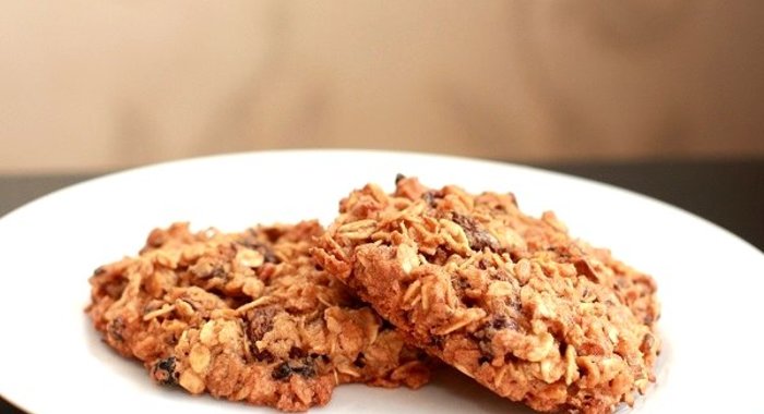 Банановое печенье с овсяными хлопьями