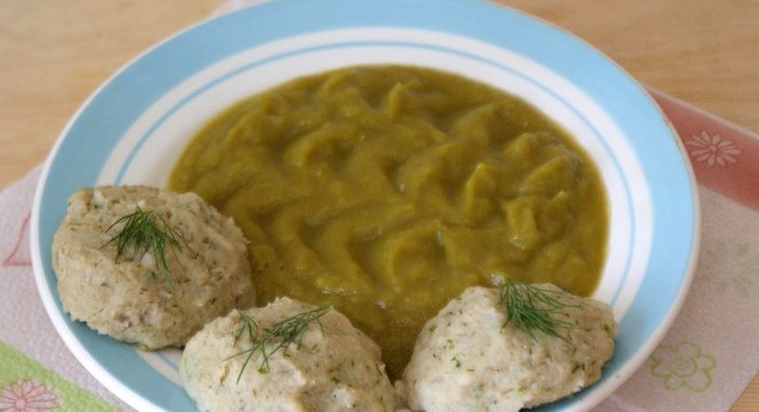 Рыбные тефтели с гарниром из овощей