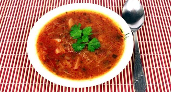 Постные кислые щи