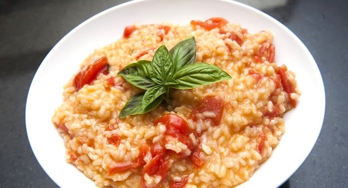 Ризотто с помидорами