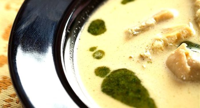 Суп-пюре из артишоков