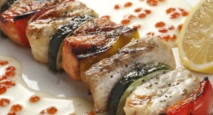 Шашлык из форели