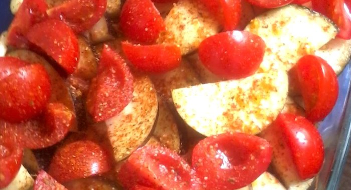 Запеканка с баклажанами и говядиной