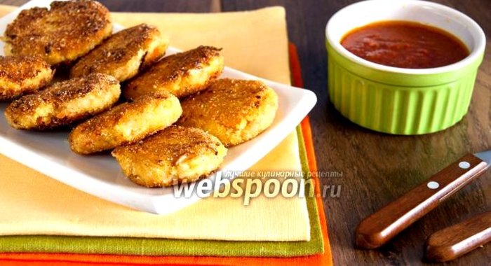 Котлеты с капустой и томатным соусом