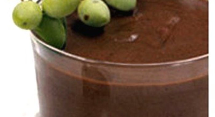 Шоколадный мусс с оливковым маслом