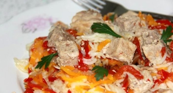 Плов в аэрогриле