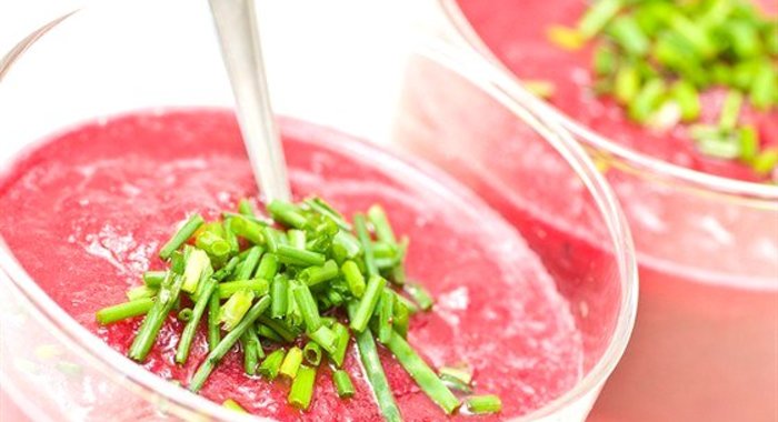 Мусс из свеклы с бальзамическим уксусом