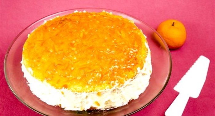 Апельсиновый ароматный пирог