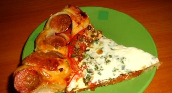 Пицца на дрожжевом тесте