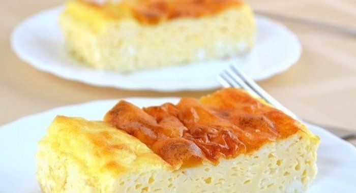 Омлет с молоком в духовке