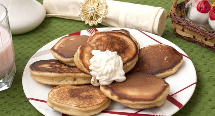 Оладьи на йогурте