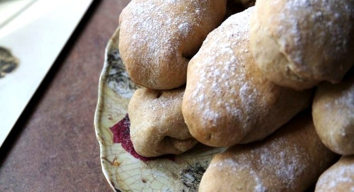 Постные пирожки с яблоками