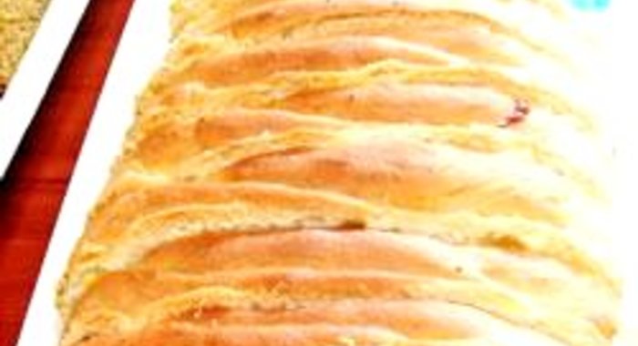 Хлеб для пикника с ветчиной и сыром