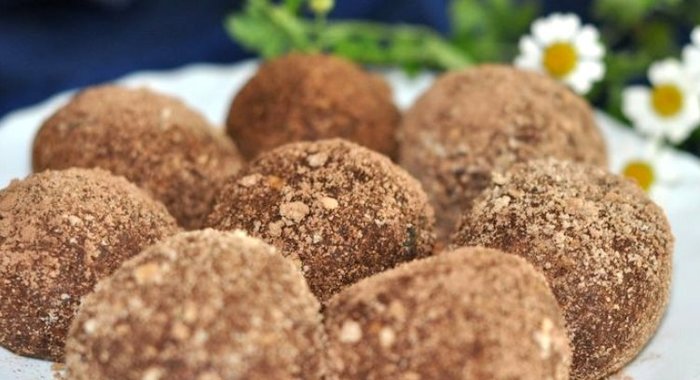 Пирожное картошка из печенья со сгущенкой