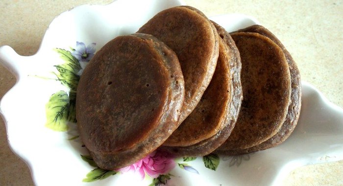 Шоколадные оладьи