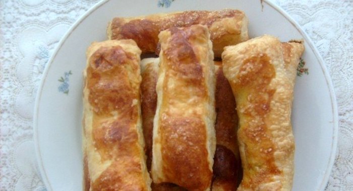 Слойки со сгущенкой