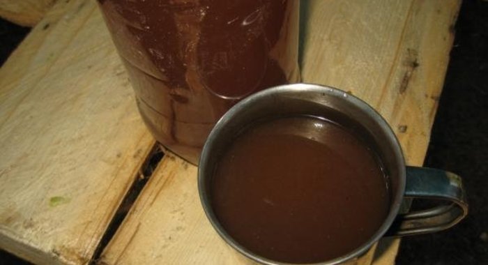 Компот из сухофруктов и свежих яблок