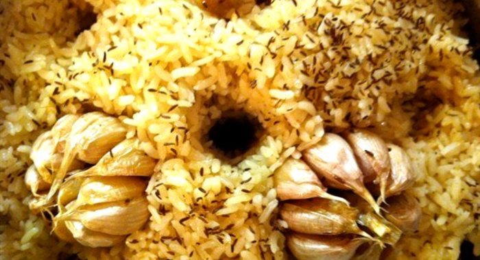 Узбекский плов с бараниной и нутом