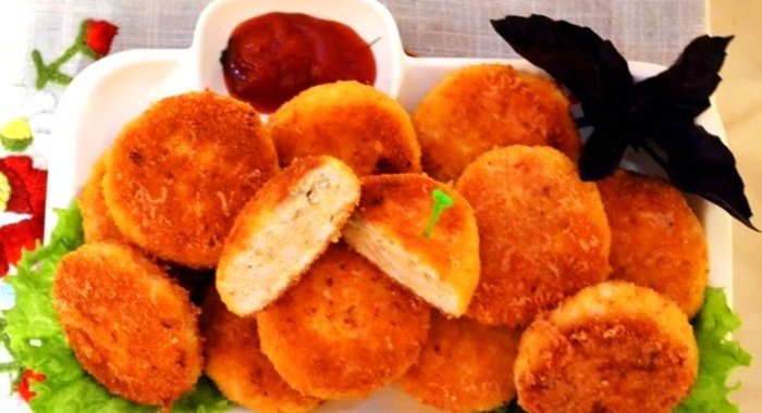Котлеты куриные без хлеба