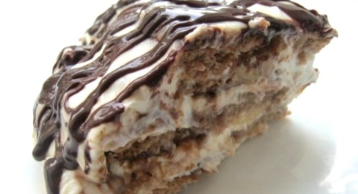 Торт из шоколадных пряников