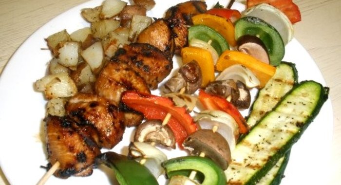 Овощи под соусом терияки