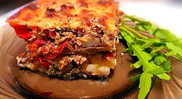 Мусака с курицей
