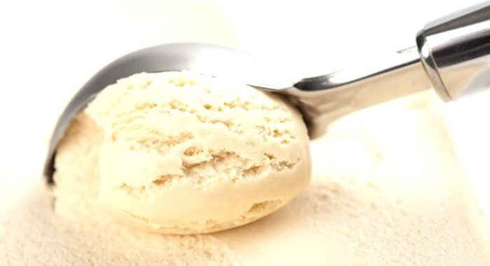 Сливочное ванильное мороженое