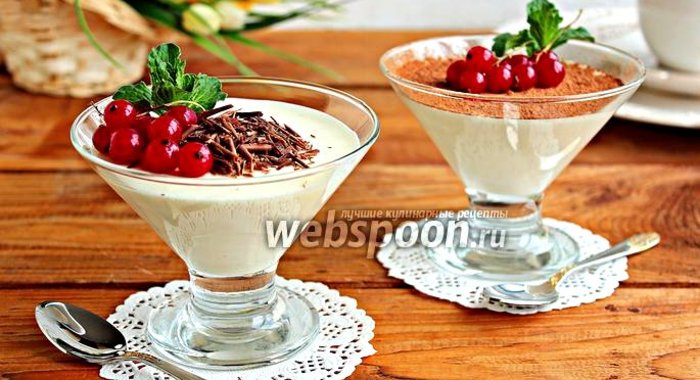 Сливочный мусс с ванилью