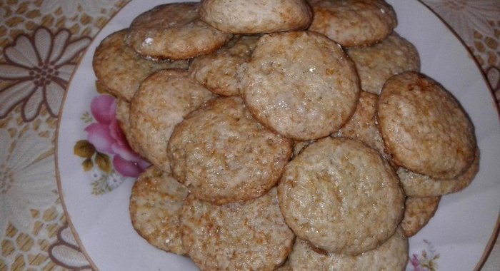 Печенье с бананом и мёдом