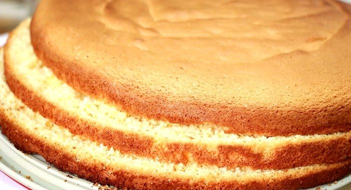 Простой бисквит для торта