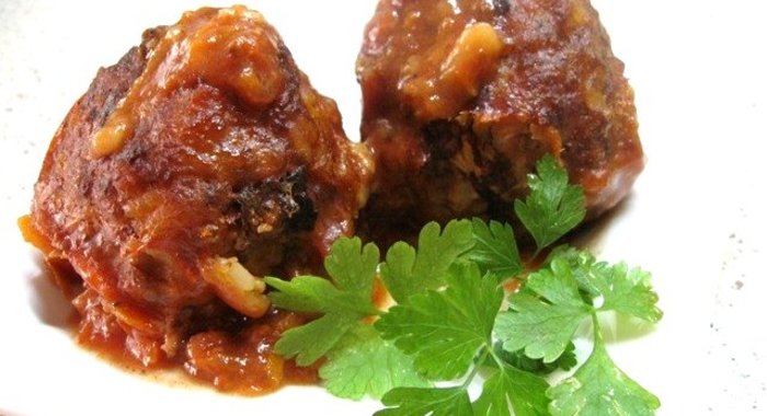 Тефтели с рисом в духовке