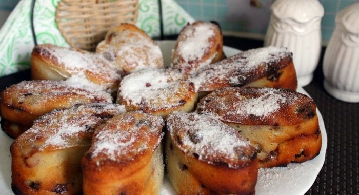 Манник с лесной клубникой