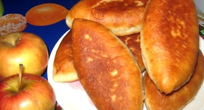 Пирожки с вареньем на сковороде
