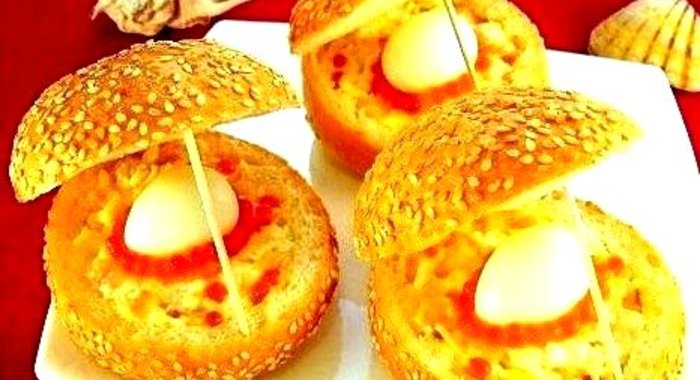 Бутерброд «Морская раковина»