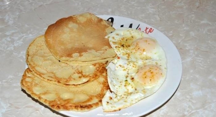 Домашние блинчики на кефире