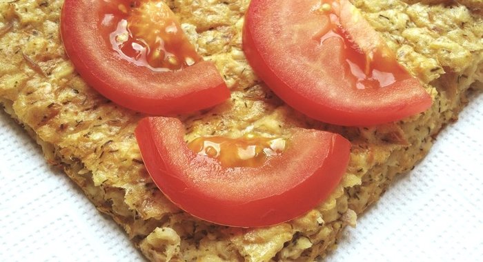 Пирог из тунца и овсянки