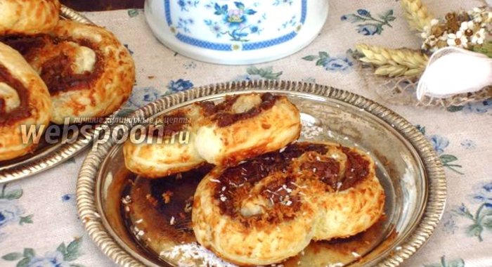 Пирожное «Пальмира» с кокосом и шоколадом