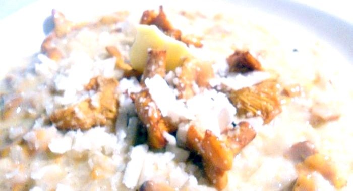 Ризотто с лисичками