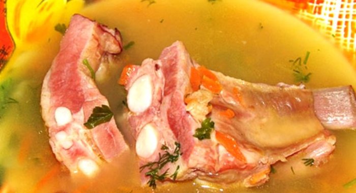 Бульон из ребрышек