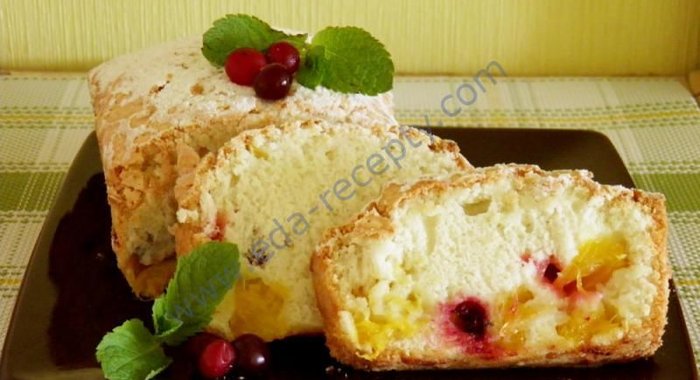 апельсиновая шарлотка с апельсинами