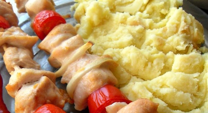 Куриный шашлык в духовке