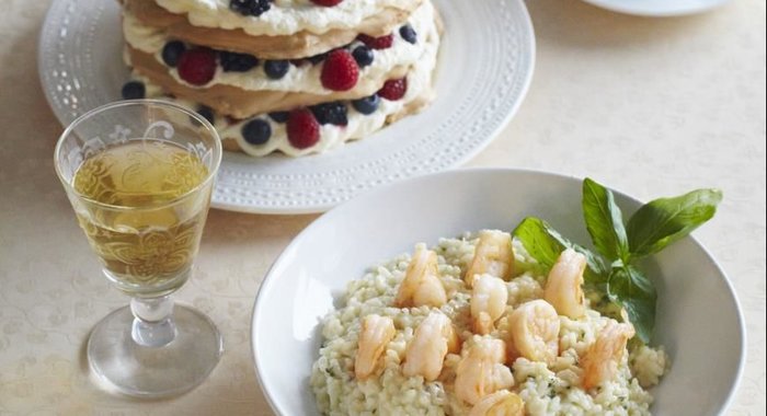 Ризотто с креветками