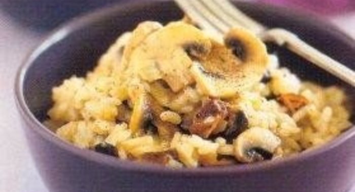 Ризотто с грибами и сыром