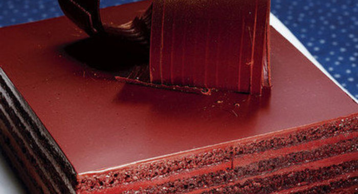 Миндальный бисквит с цитрусово-шоколадным кремом