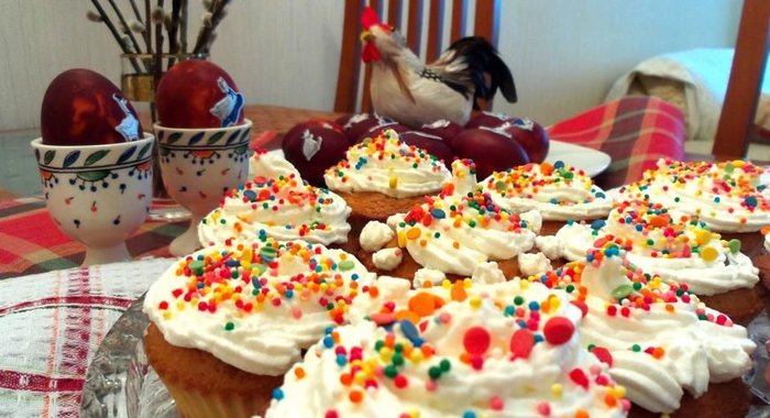 Пасхальные капкейки